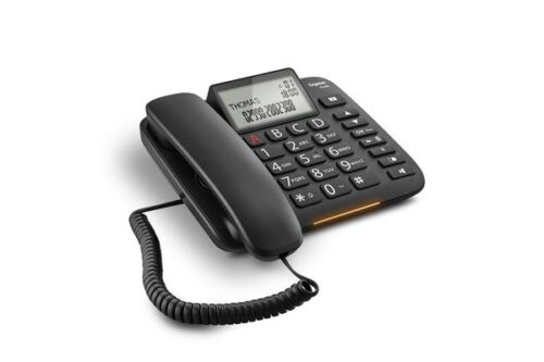 GIGASET DL380 BLACK telefono facile da usare con tasti grandi.