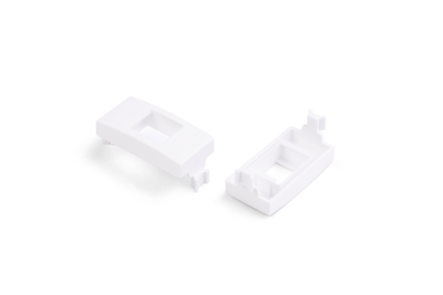 ORCA - Supporto ABB serie Chiara colore bianco (moq. 20 pz.)